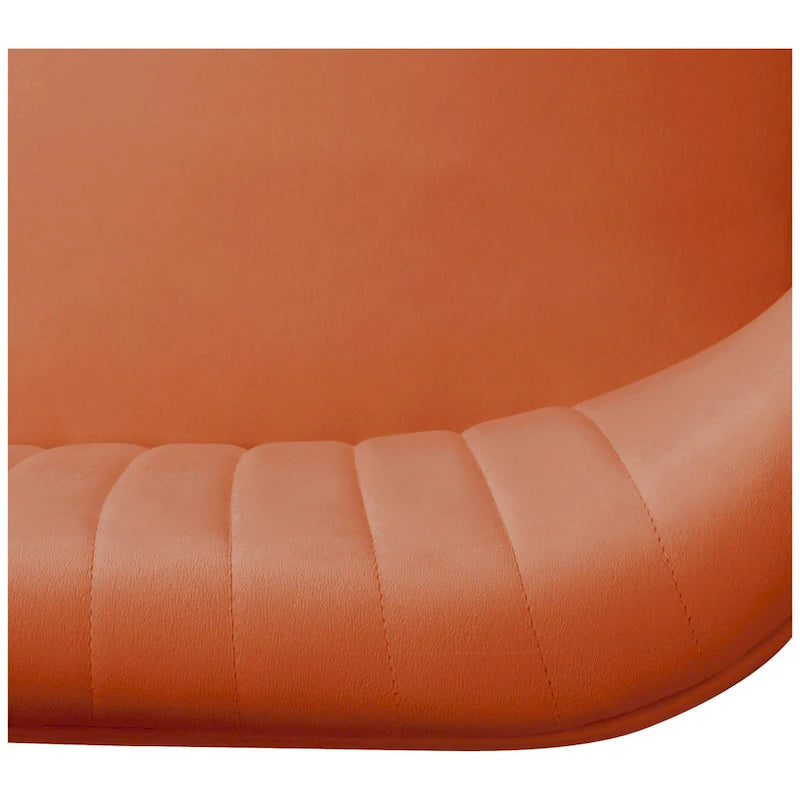 46-Inch Armless Velvet Loveseat