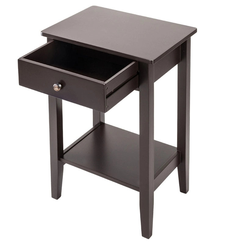 2-Tier 1-Drawer End Table