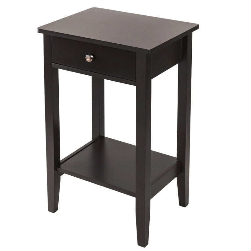 2-Tier 1-Drawer End Table
