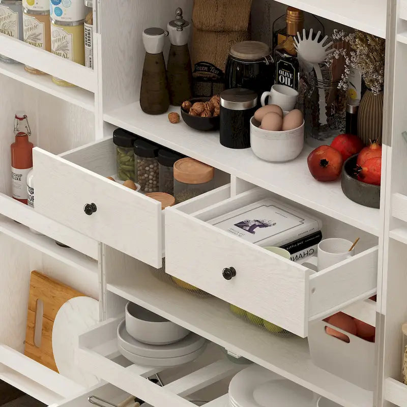 Multifunctional Kitchen and Wine Storage Cabinet