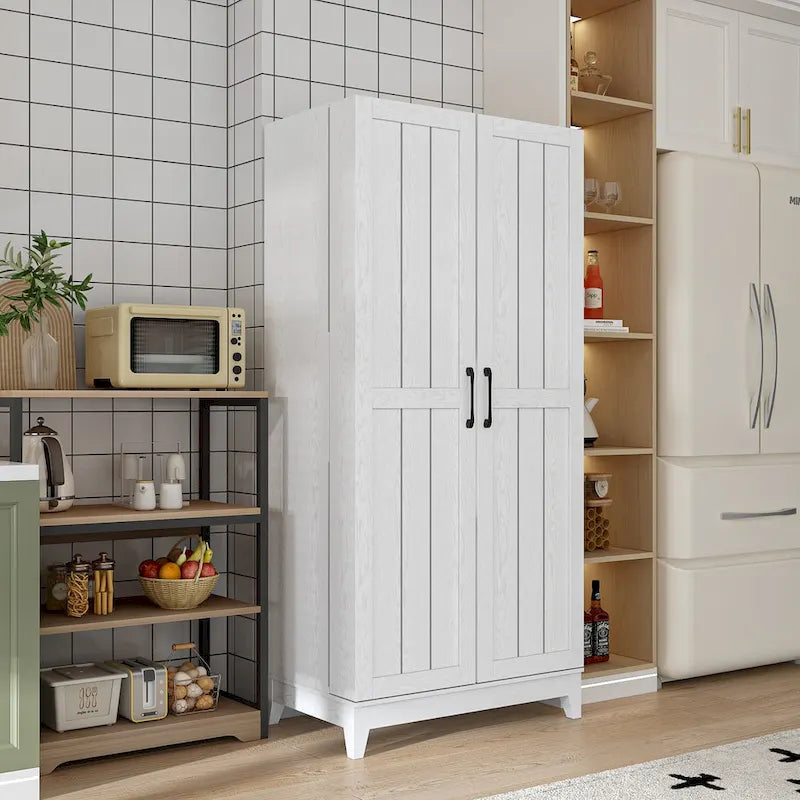 Multifunctional Kitchen and Wine Storage Cabinet