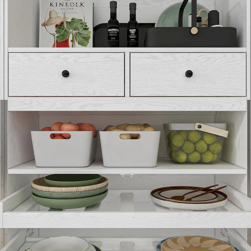 Multifunctional Kitchen and Wine Storage Cabinet