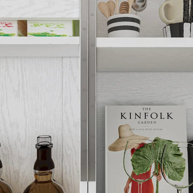 Multifunctional Kitchen and Wine Storage Cabinet