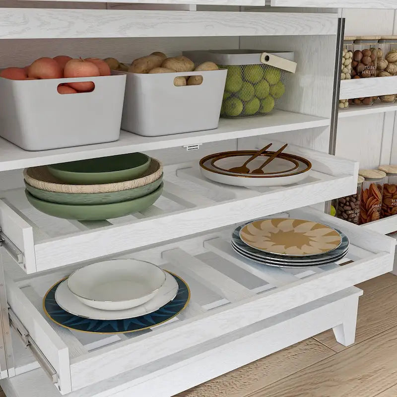 Multifunctional Kitchen and Wine Storage Cabinet