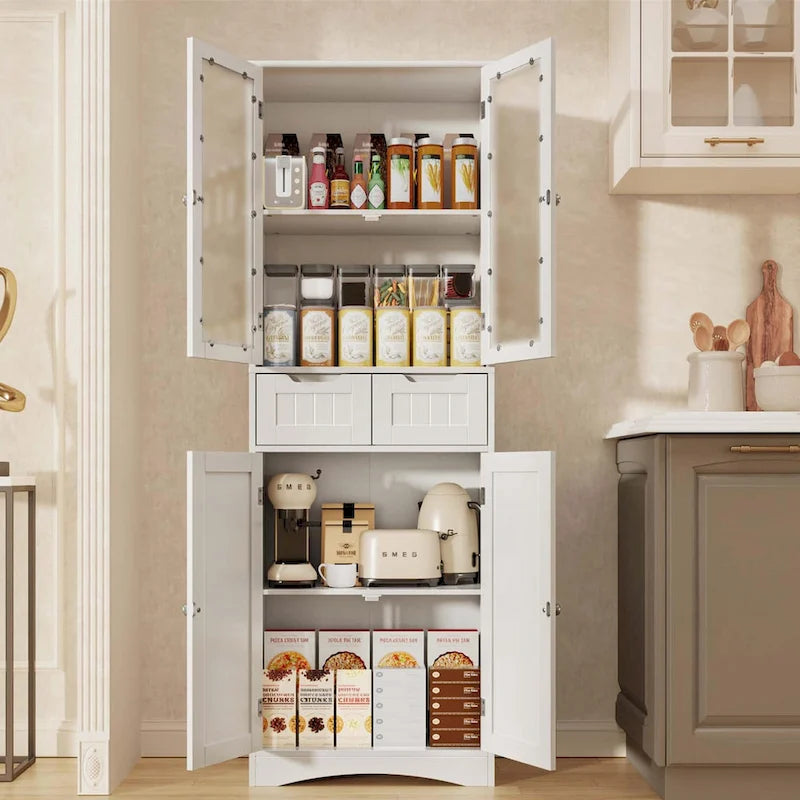 Tall Kitchen and Bathroom Storage Cabinet