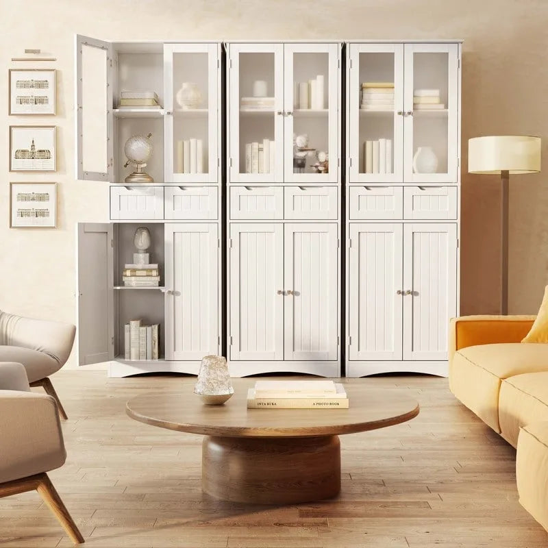 Tall Kitchen and Bathroom Storage Cabinet