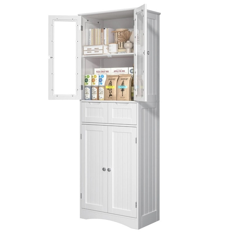 Tall Kitchen and Bathroom Storage Cabinet