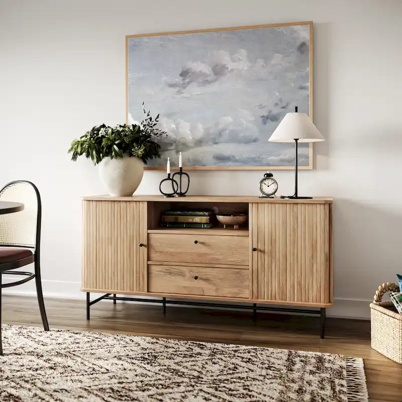 Curved Sideboard Buffet