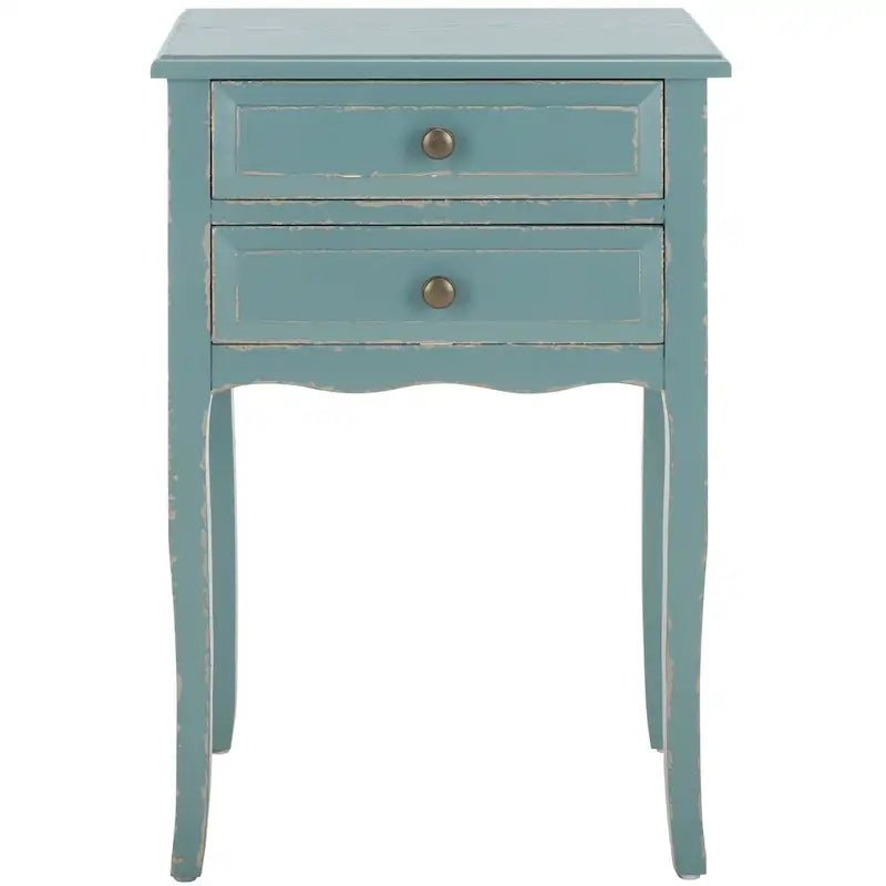 French Farmhouse Accent Table with Drawers