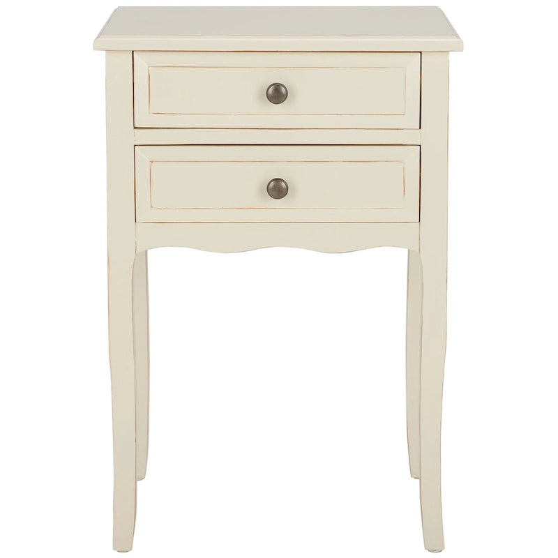 French Farmhouse Accent Table with Drawers