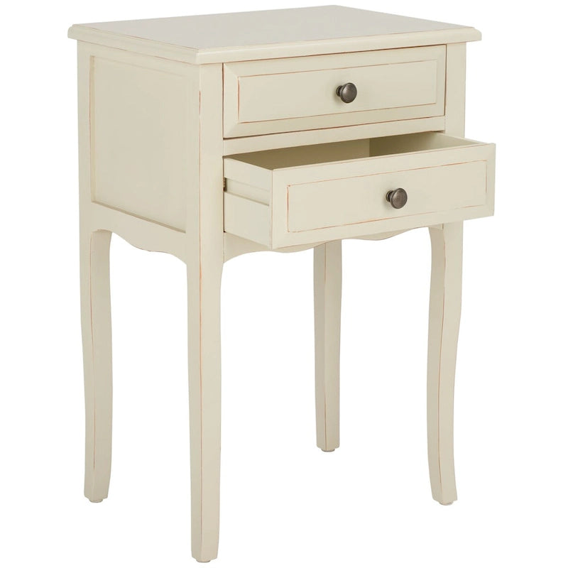 French Farmhouse Accent Table with Drawers