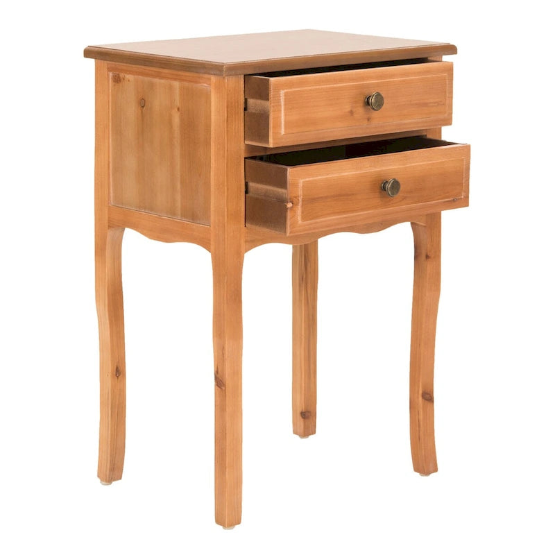 French Farmhouse Accent Table with Drawers
