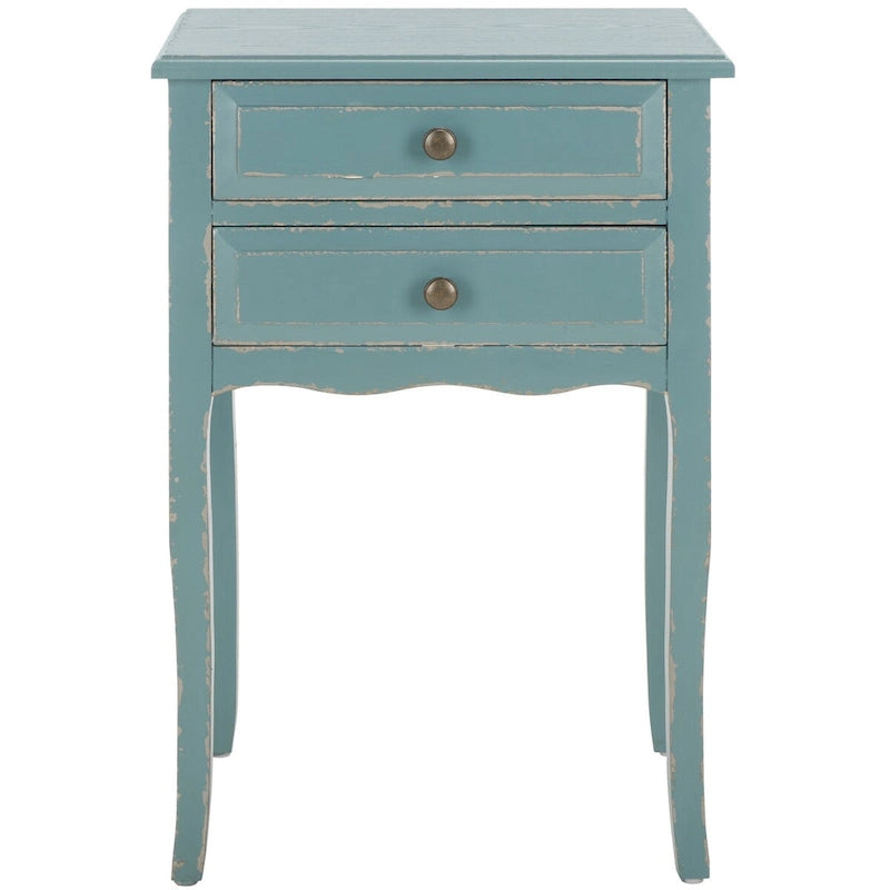 French Farmhouse Accent Table with Drawers
