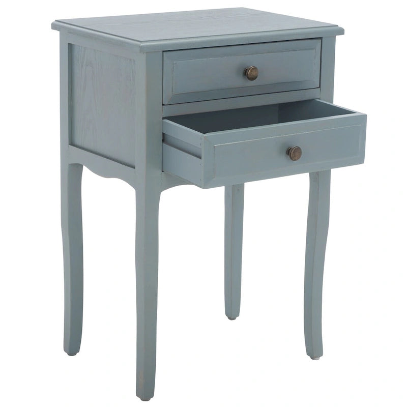 French Farmhouse Accent Table with Drawers