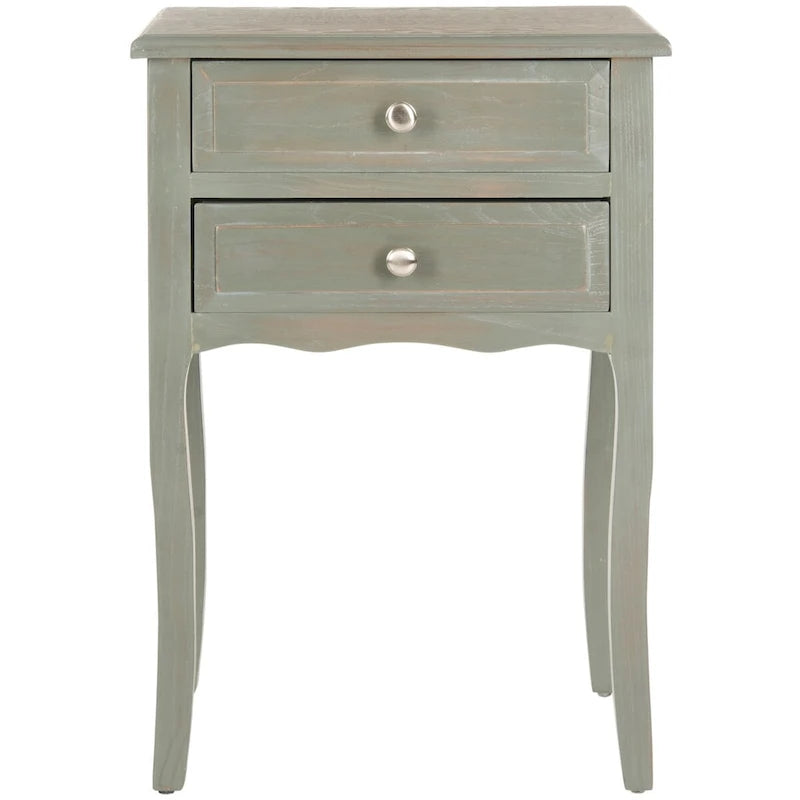 French Farmhouse Accent Table with Drawers