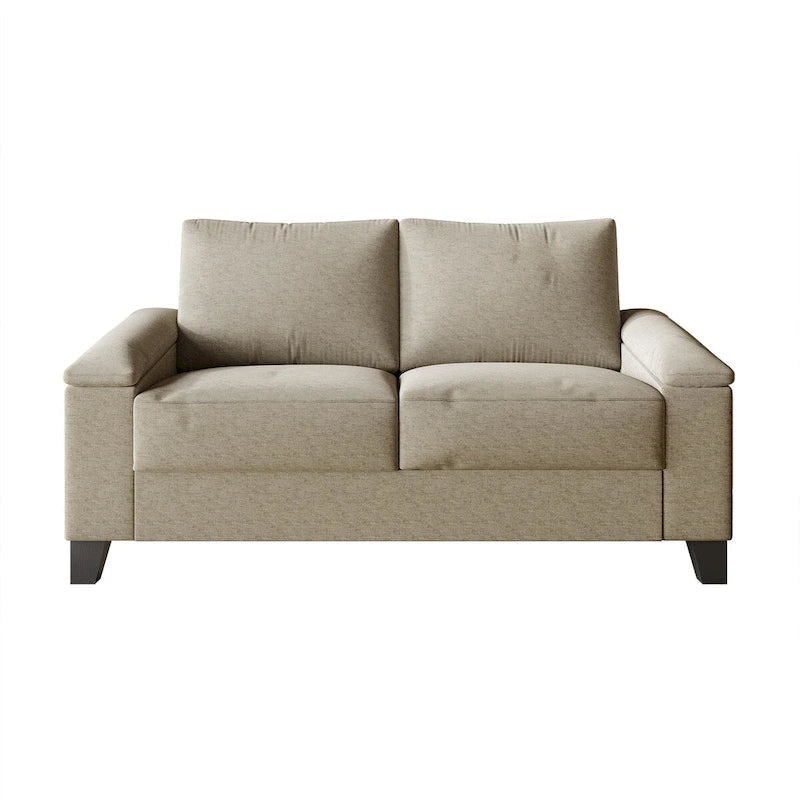 Linen Upholstered Loveseat