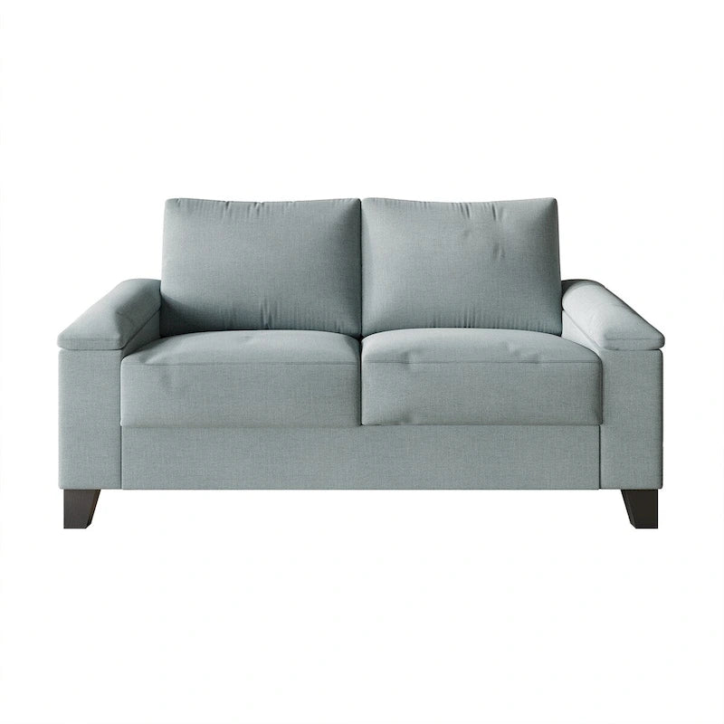 Linen Upholstered Loveseat
