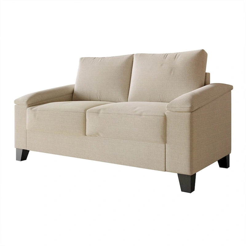 Linen Upholstered Loveseat