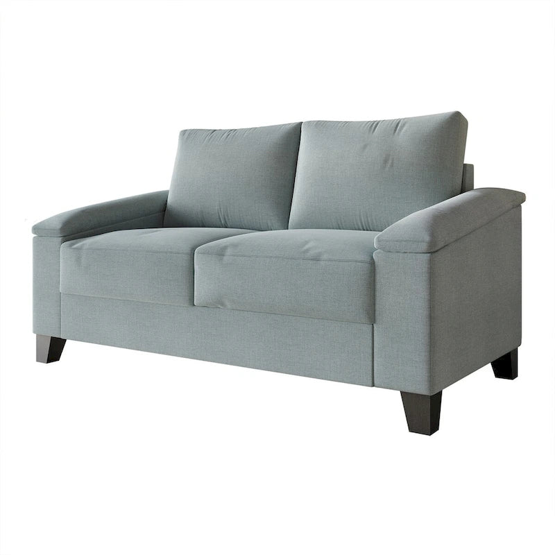 Linen Upholstered Loveseat