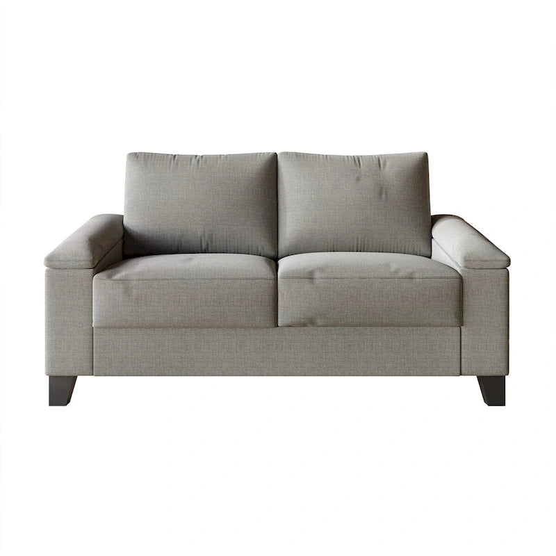 Linen Upholstered Loveseat