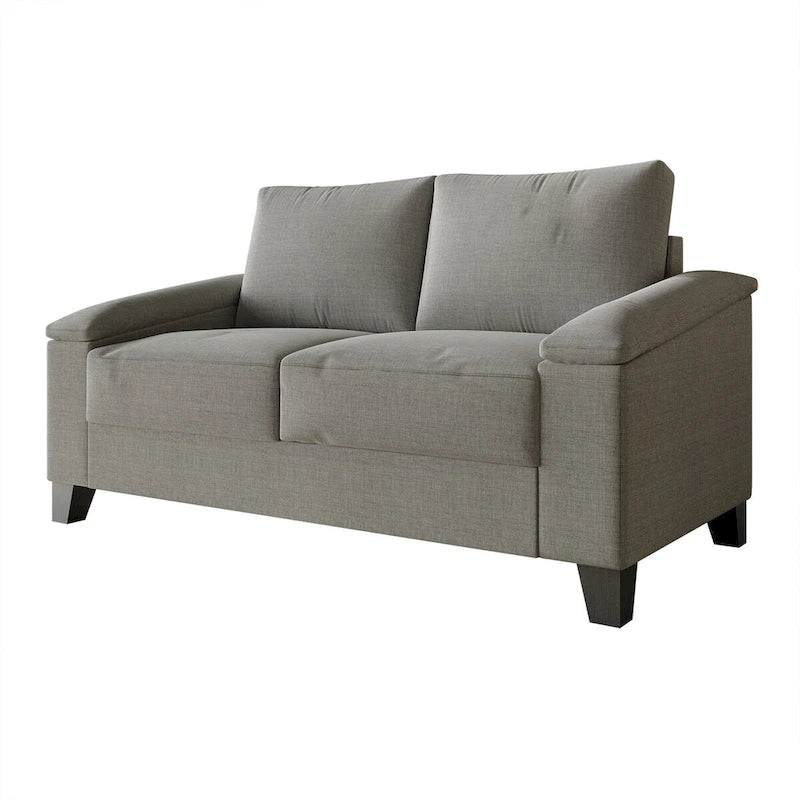 Linen Upholstered Loveseat
