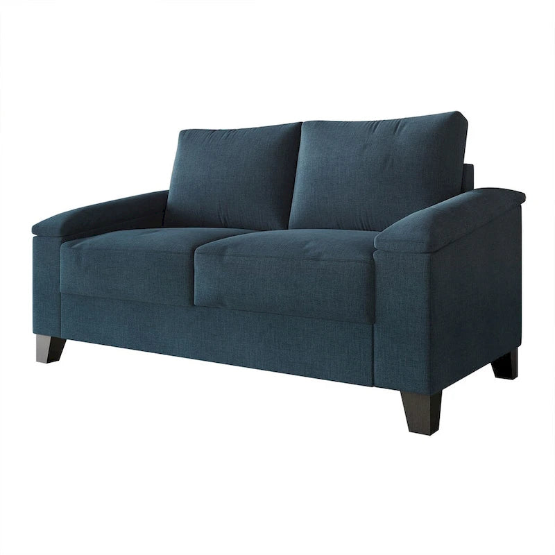 Linen Upholstered Loveseat