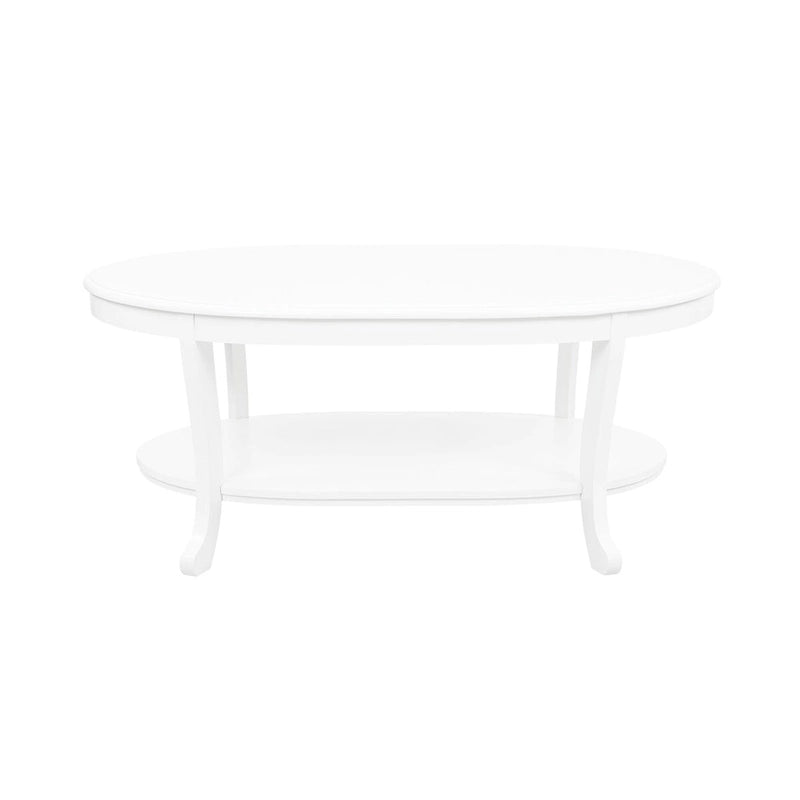Rustic White Wood Coffee Table