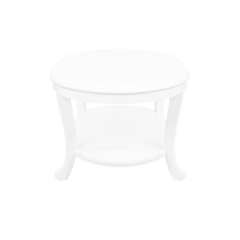 Rustic White Wood Coffee Table