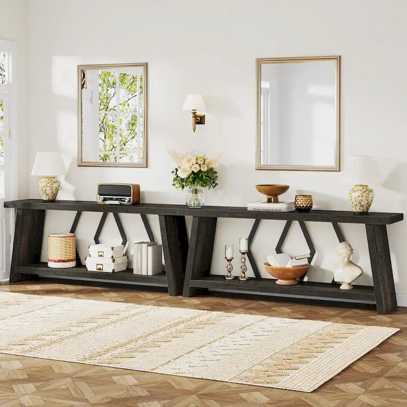 70.9-Inch Console Sofa Table with Storage