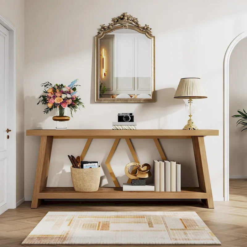 70.9-Inch Console Sofa Table with Storage