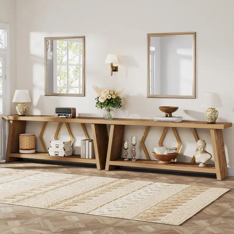 70.9-Inch Console Sofa Table with Storage