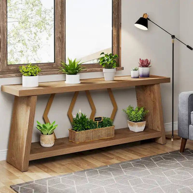 70.9-Inch Console Sofa Table with Storage