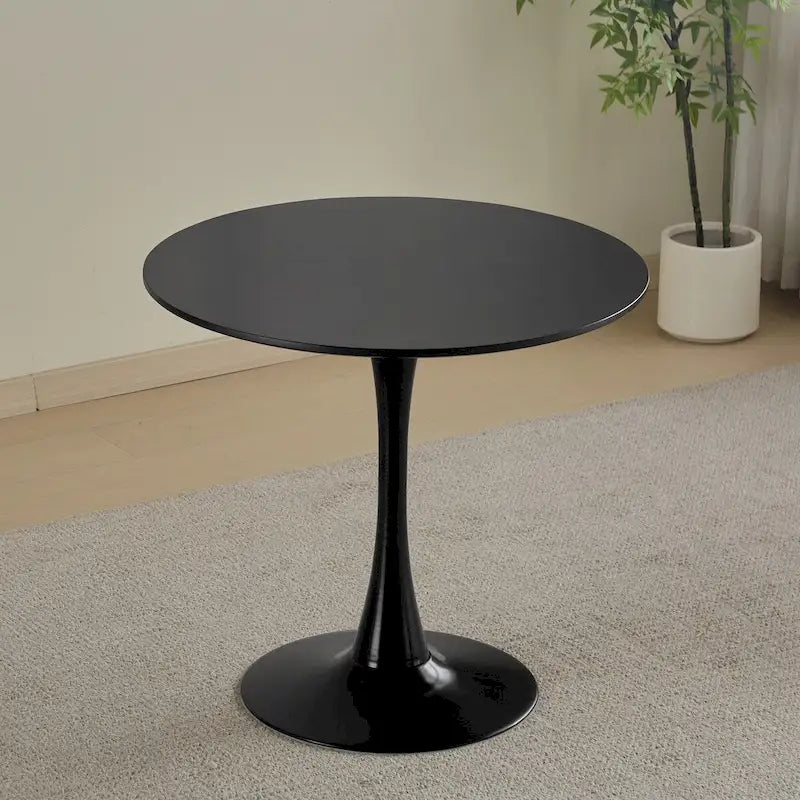 Round Mid-Century Dining Table
