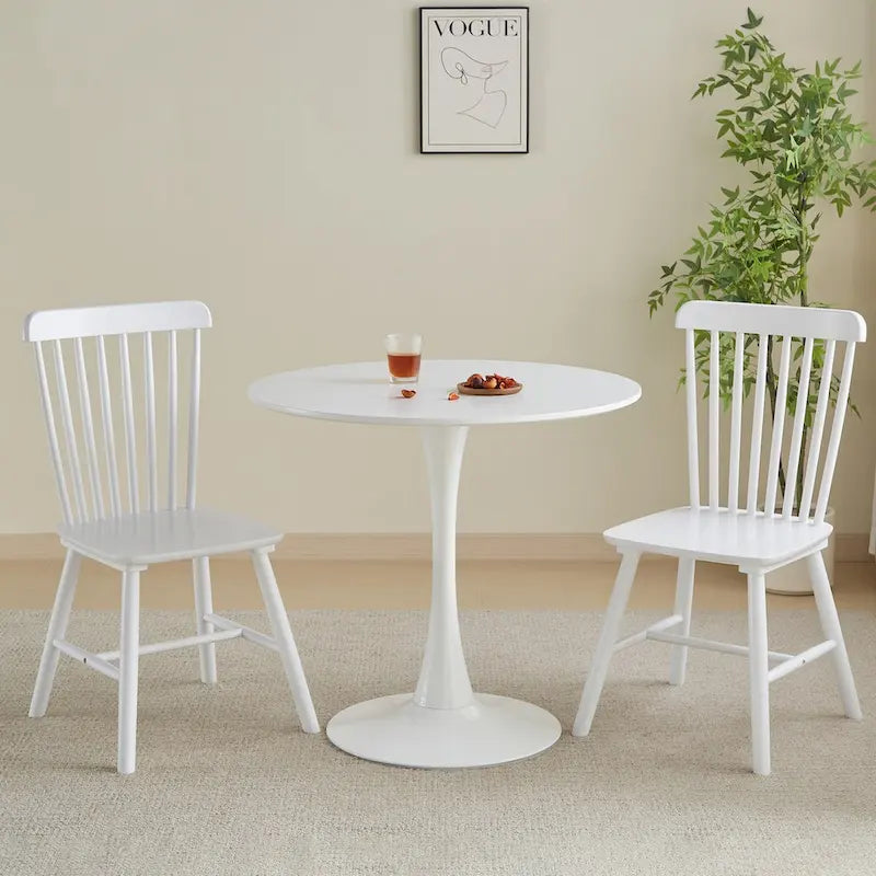 Round Mid-Century Dining Table