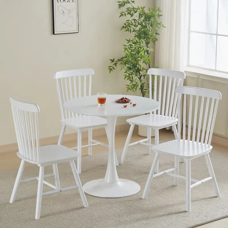 Round Mid-Century Dining Table