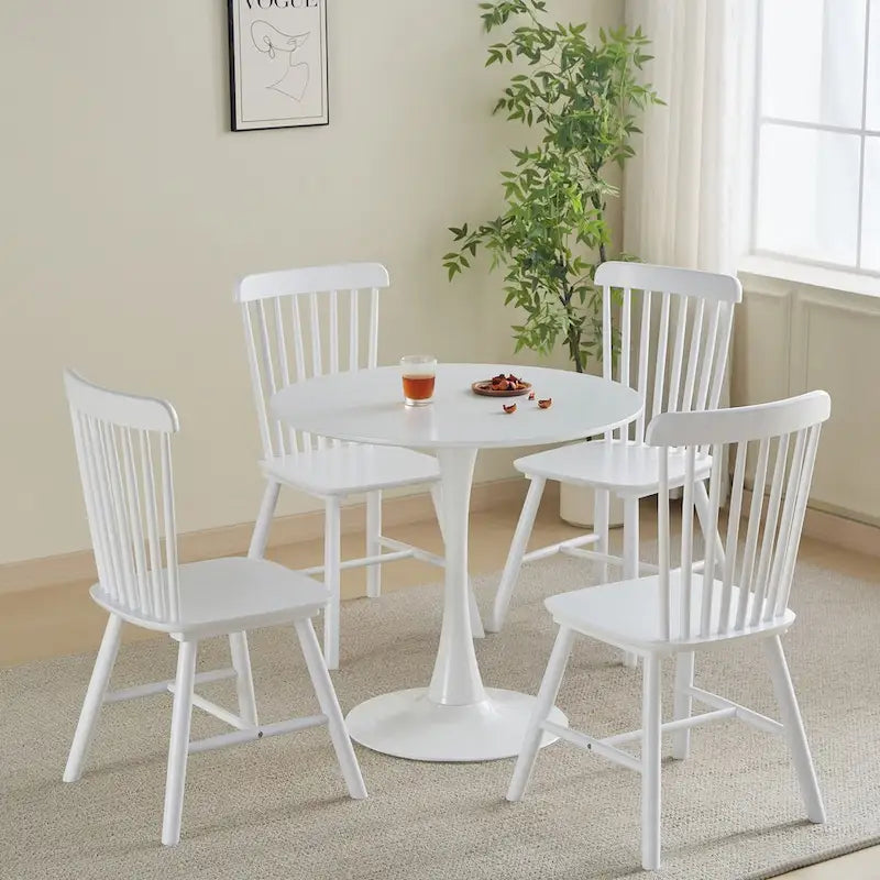 Round Mid-Century Dining Table