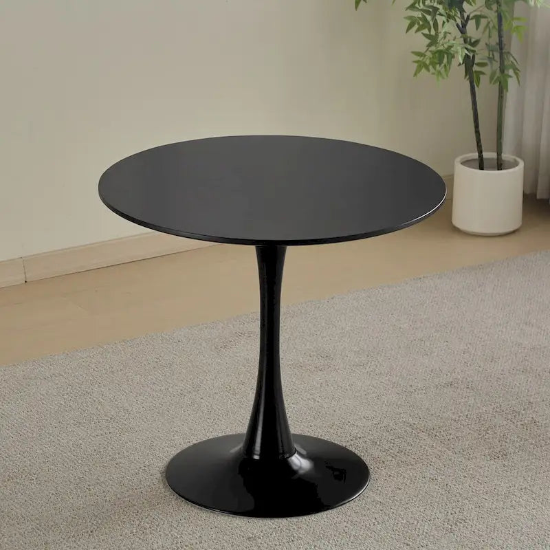 Round Mid-Century Dining Table