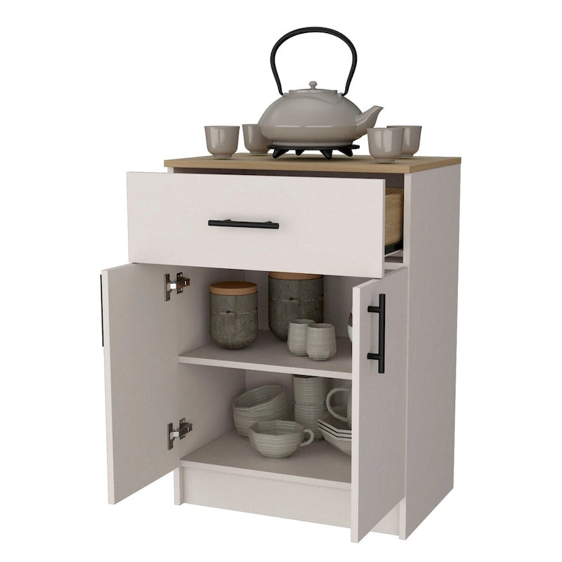 Kitchen Pantry with 2 Doors and 1 Drawer