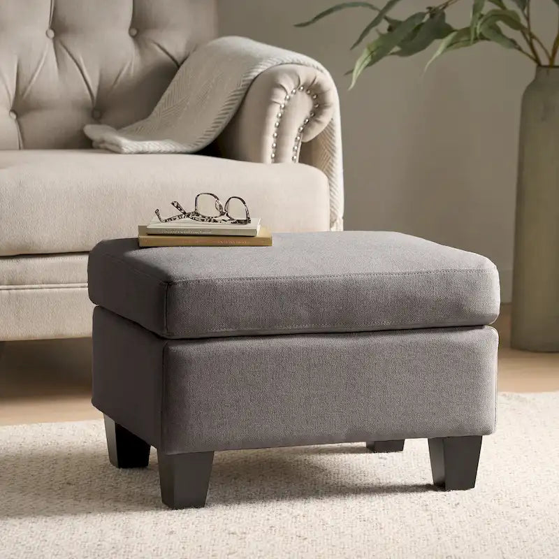 Fabric Ottoman