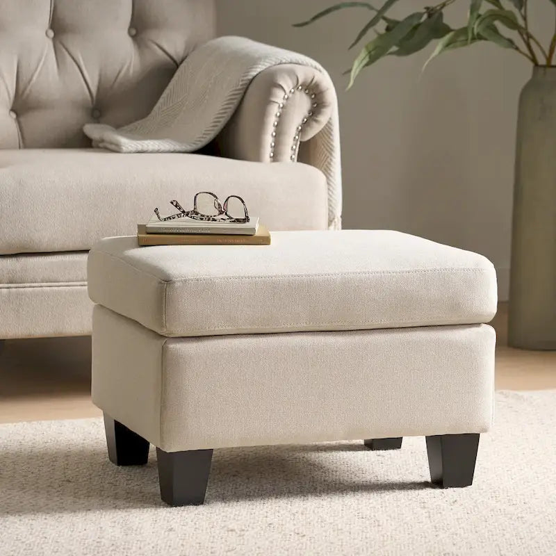 Fabric Ottoman
