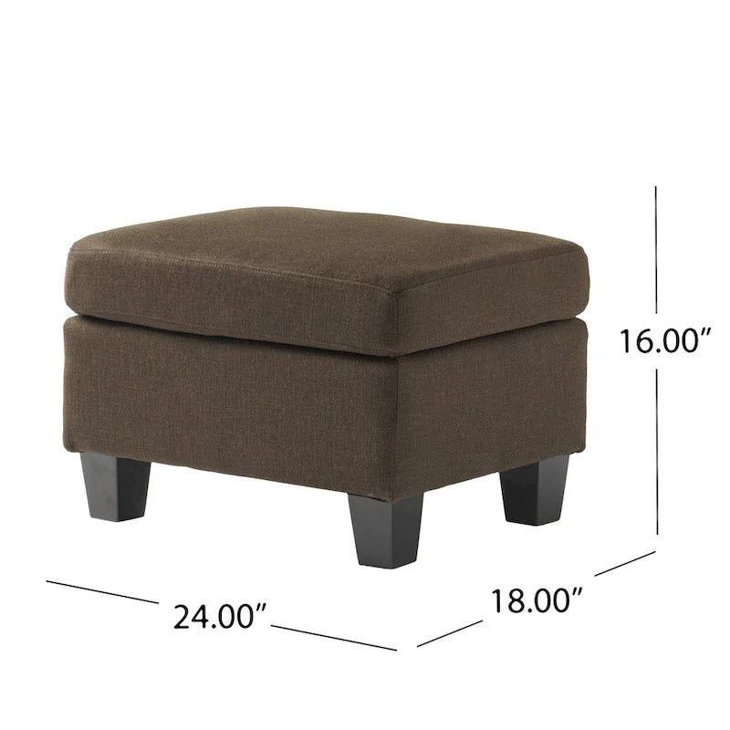 Fabric Ottoman