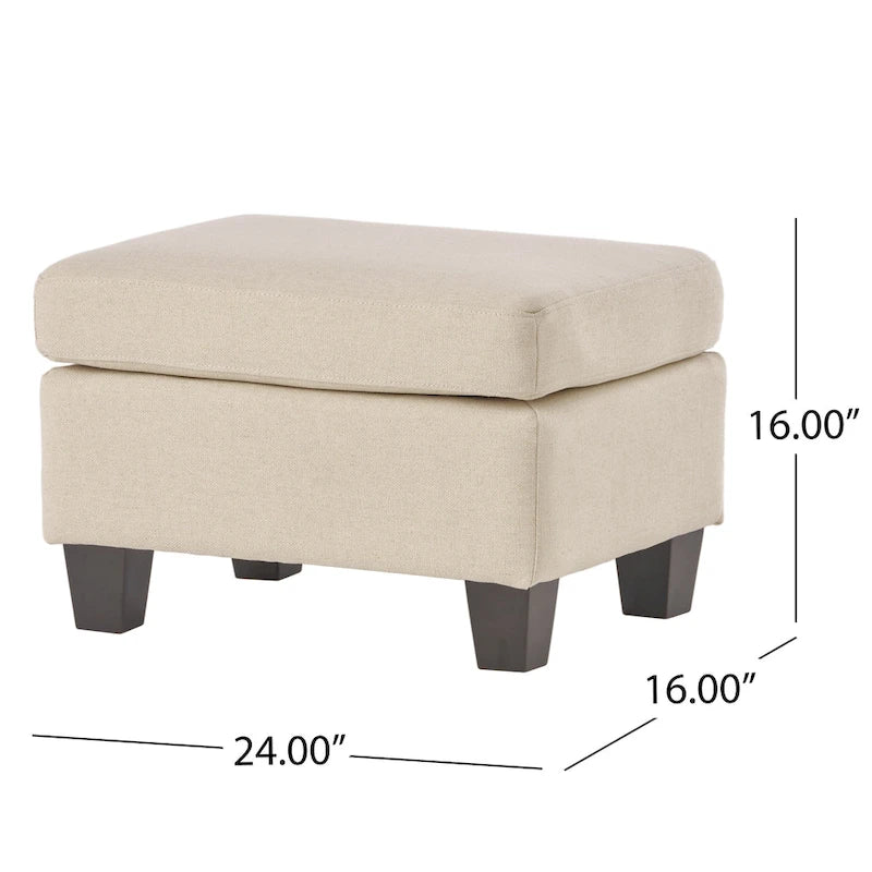 Fabric Ottoman